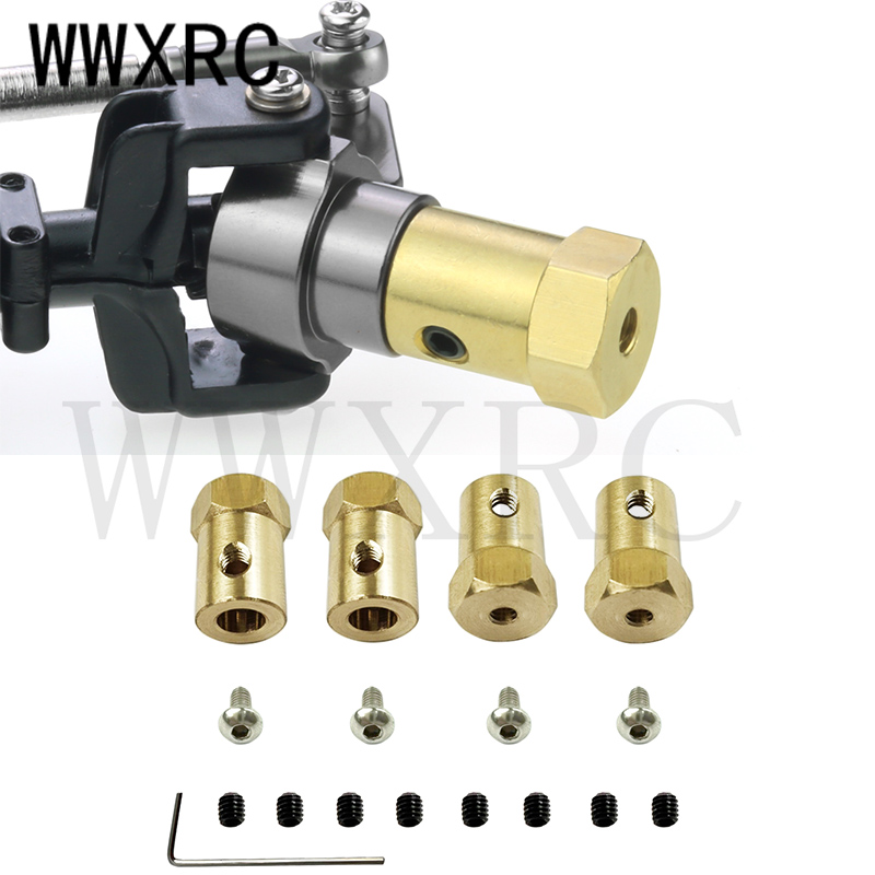 Wheel Hex Adapter - 4 WPL D12 Xe Mô Hình