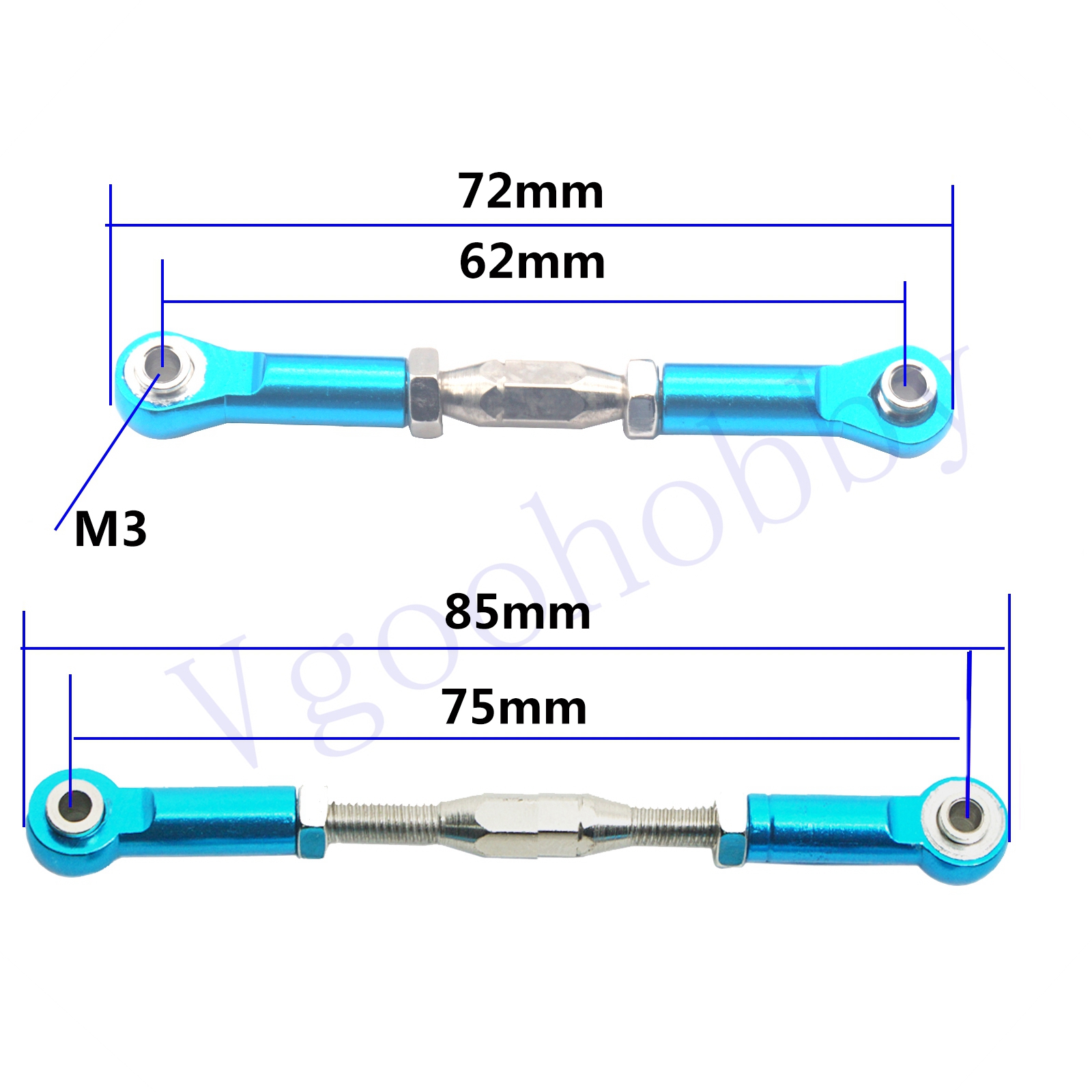 4Pack Metal Alloy RC Turnbuckl - đánh giá và giá Rc Hobby Warehouse