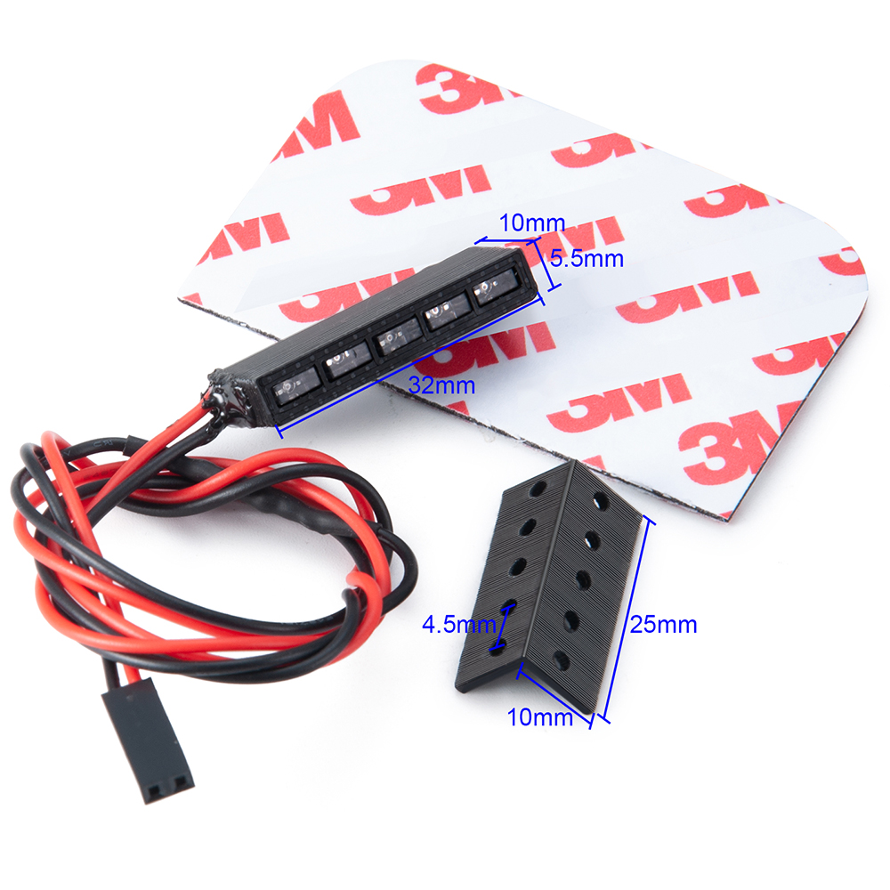 YEAHRUN Đỏ/Vàng 32/65Mm Ánh Sá - đánh giá và giá Rc Hobby Warehouse