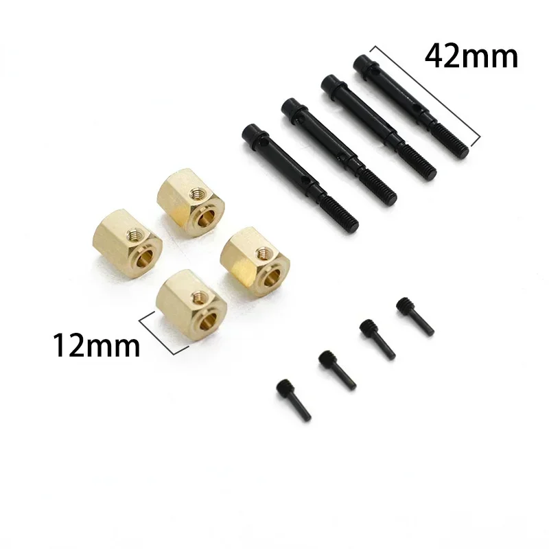 4PCS Brass 12mm Wheel Hex Exte - đánh giá và giá Wheel Hex Adapter